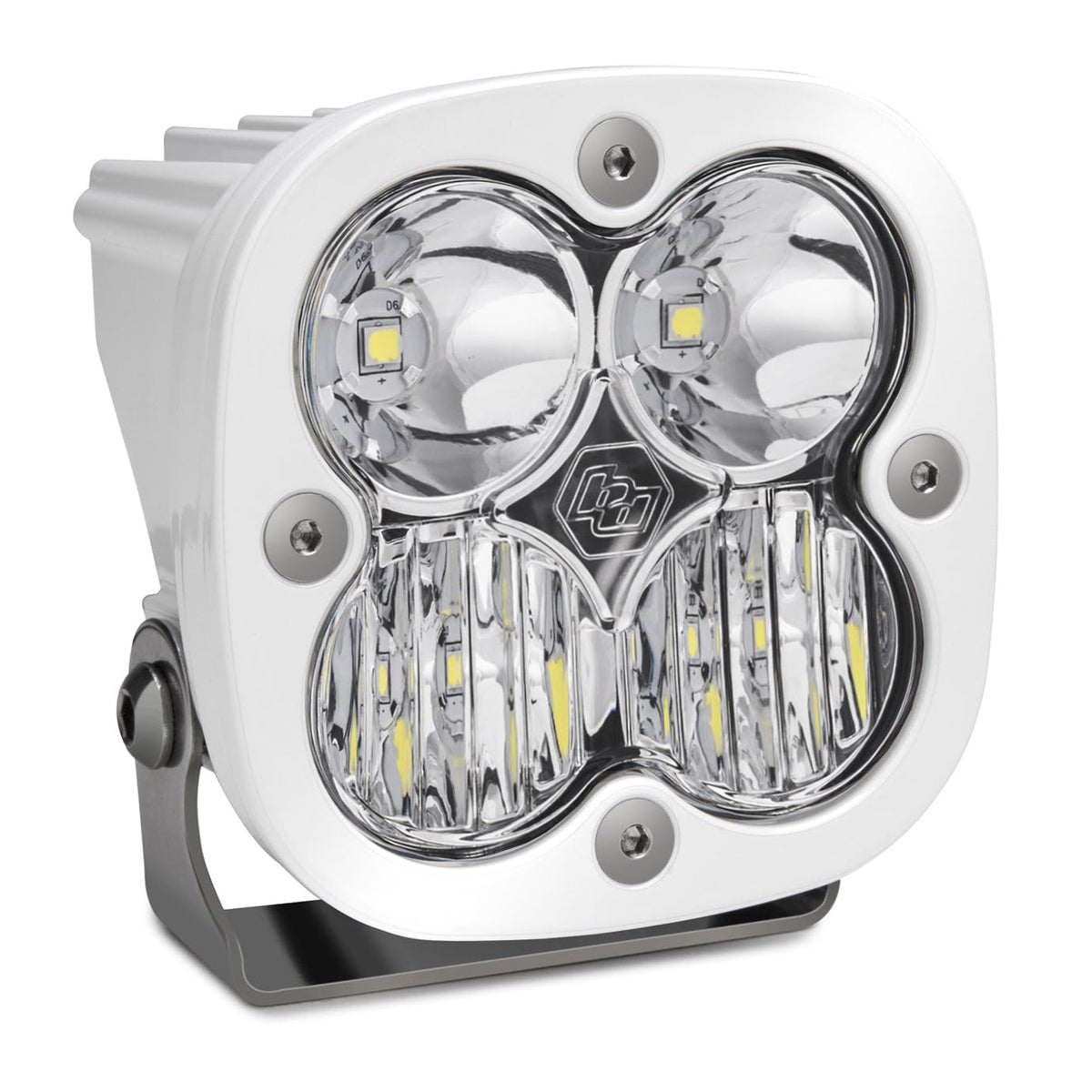 Baja Designs 550003WT LED Light Pod Driving/Combo Pattern Clear White Squadron Sport