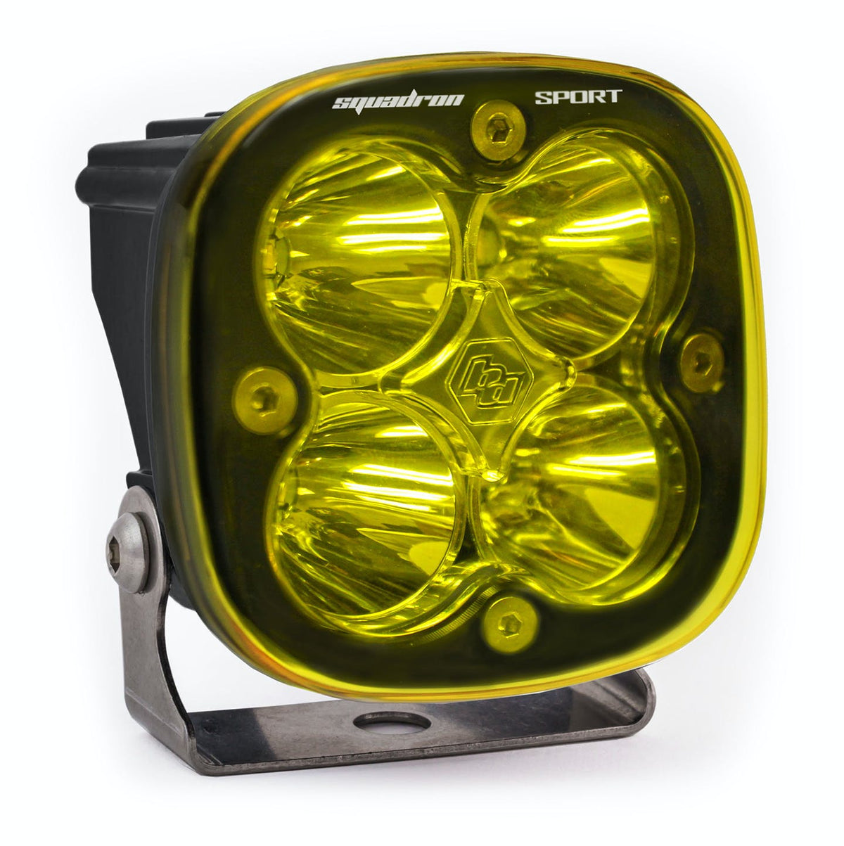 Baja Designs 550011 LED Light Pod Spot Pattern Clear Amber Black Squadron Sport