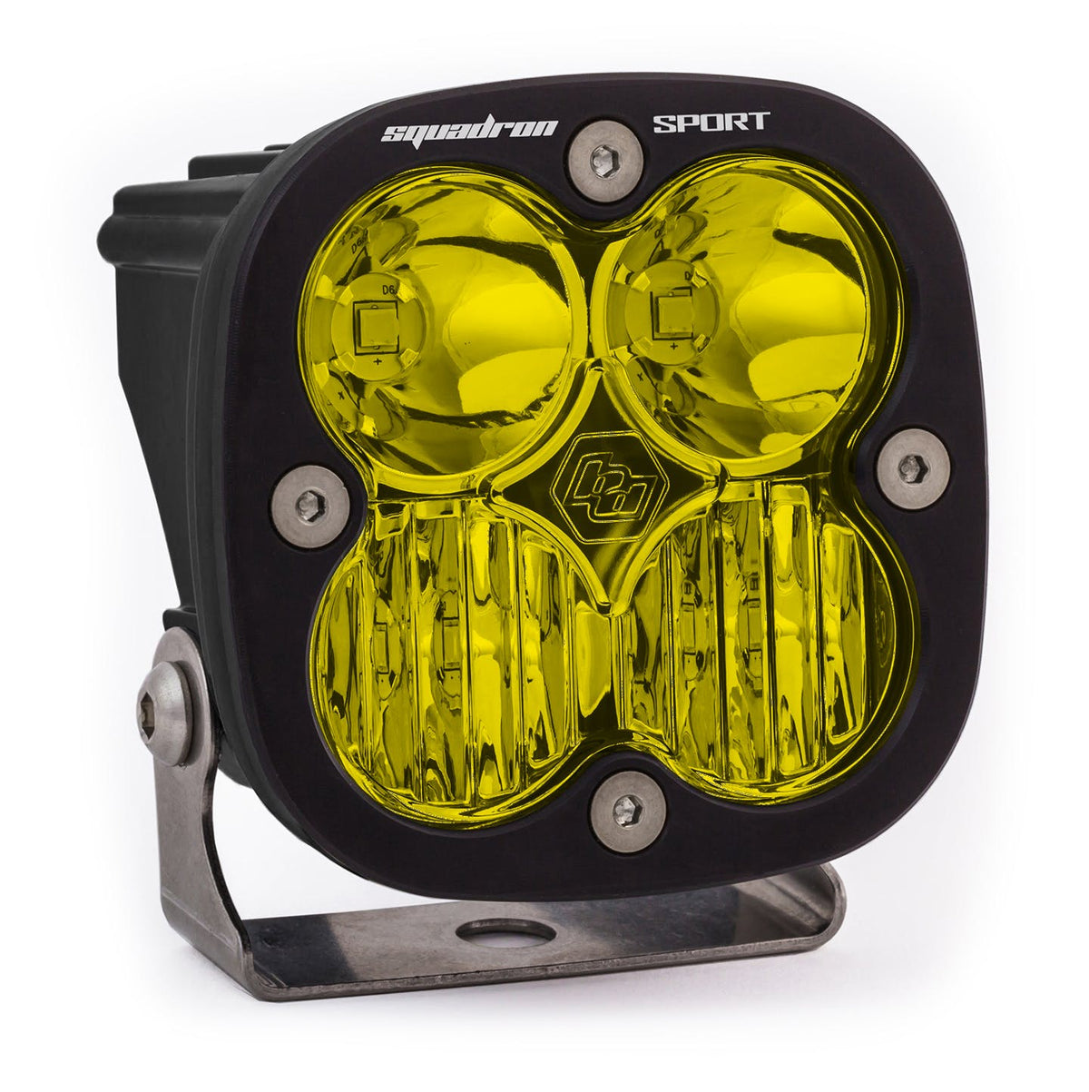 Baja Designs 550013 LED Light Pod Driving/Combo Pattern Amber Black Squadron Sport