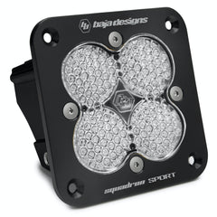 Baja Designs 551006 Flush Mount LED Light Pod Black Clear Lens Work/Scene Pattern Squadron Sport