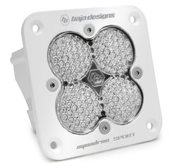 Baja Designs 551006WT Flush Mount LED Light Pod White Clear Lens Work/Scene Pattern Squadron Sport