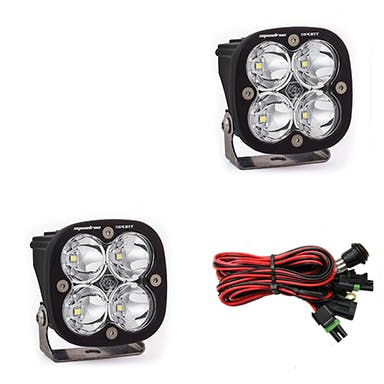 Baja Designs 557801 LED Light Pods Clear Lens Spot Pair Squadron Sport