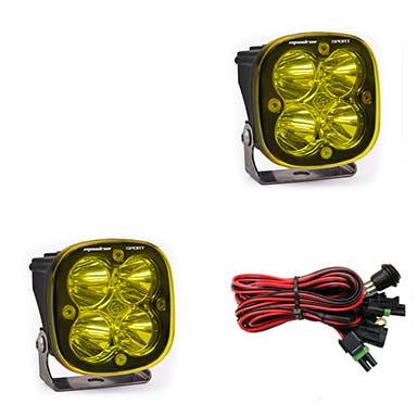Baja Designs 557811 LED Light Pods Amber Lens Spot Pair Squadron Sport