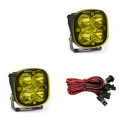 Baja Designs 557811 LED Light Pods Amber Lens Spot Pair Squadron Sport