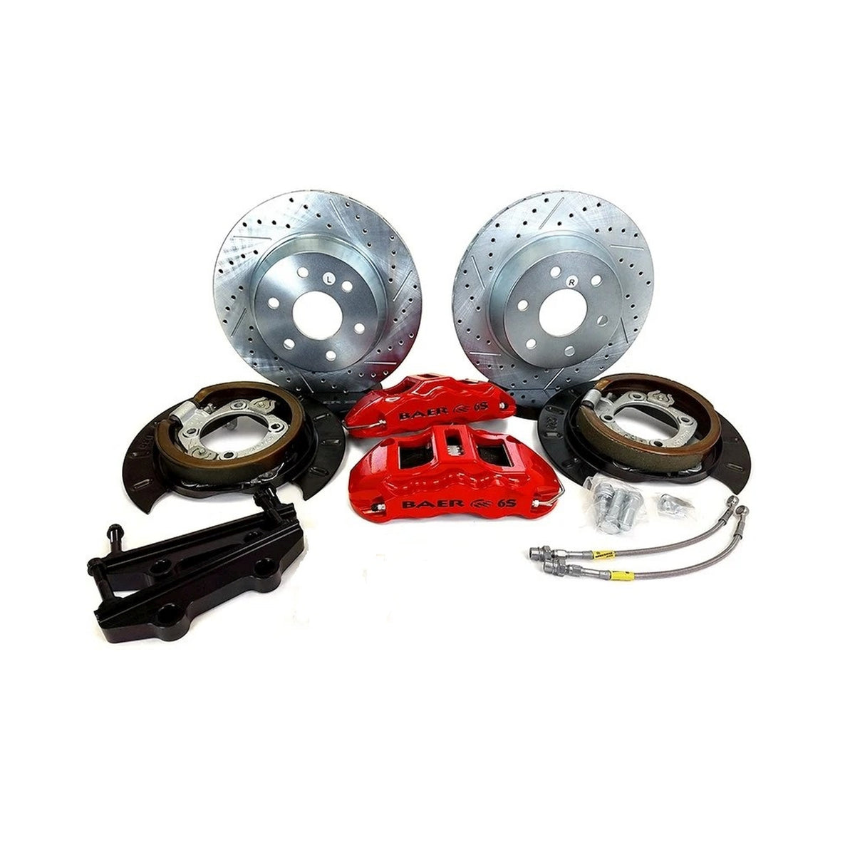 Baer Brakes 14inch Ext Rear Brake Kit HO SDZ 4302135HO