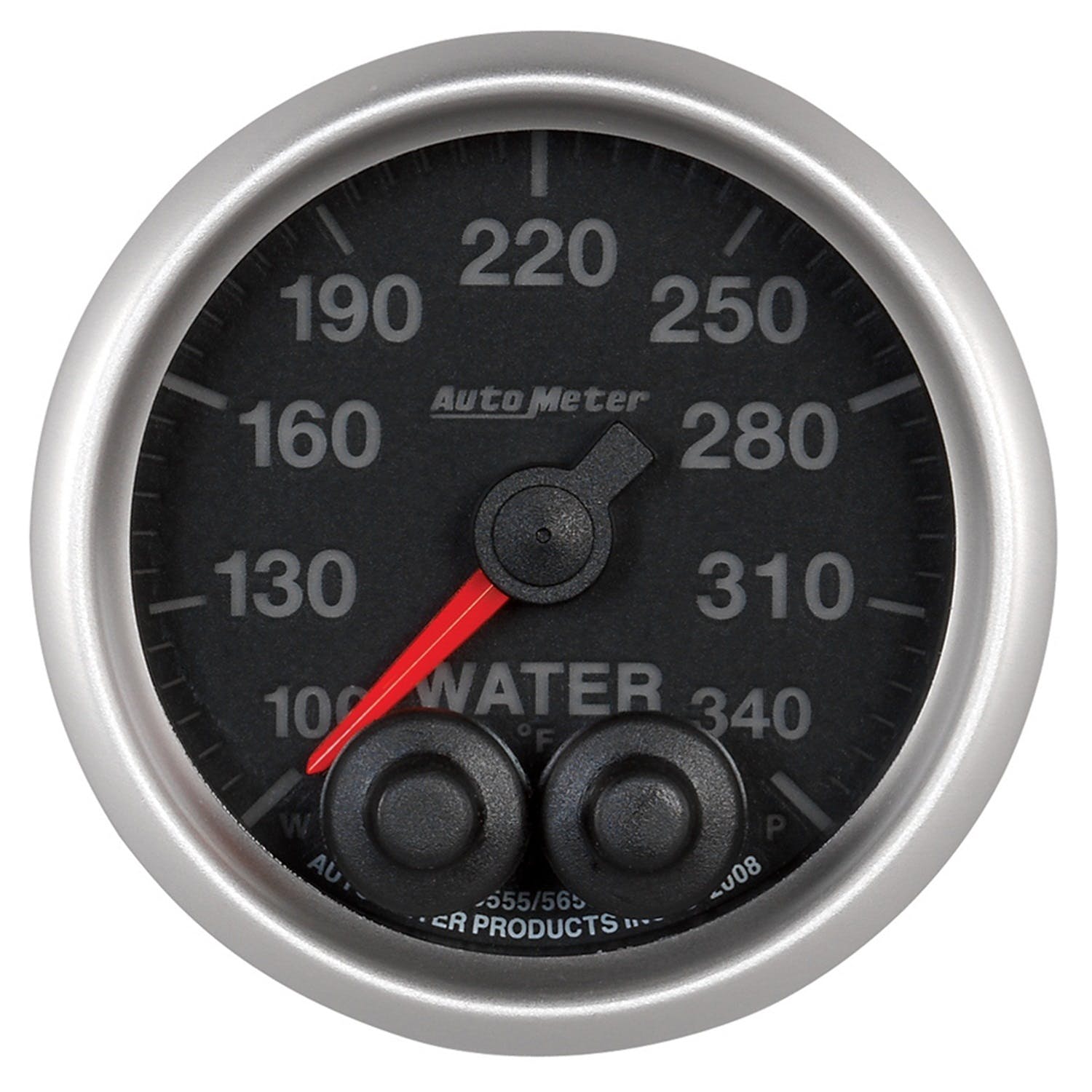 AutoMeter Products 5655-05702 GAUGE; WTEMP; 2 1/16in.; 340° F; MEM/WARN; ELITE; W/O PRO-CTRL