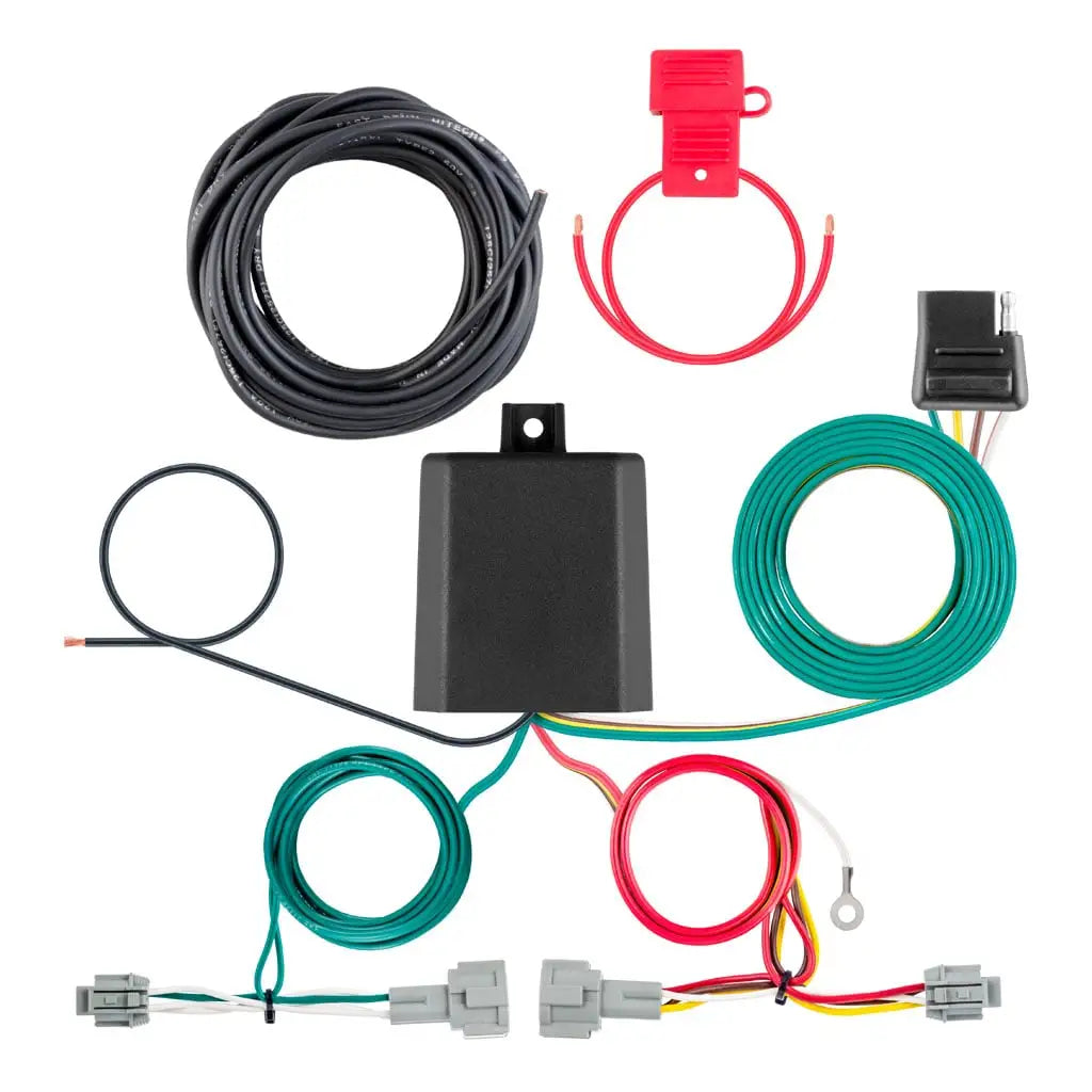 CURT Custom Wiring Harness, 4-Way Flat Output, Select Nissan Kicks 56552