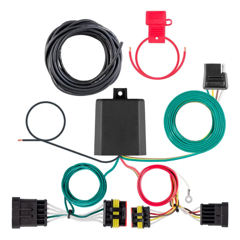 CURT Custom Wiring Harness, 4-Way Flat Output, Fits Select Infiniti QX50 56559