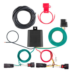 CURT Custom Wiring Harness, 4-Way Flat Output, Select Jeep Wagoneer S 56561
