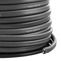 CURT 2-Wire Jacketed Trailer Brake Cable, 180' Spool, 12 Gauge Wire 57038