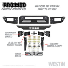 Westin Automotive 58-41085 Pro-Mod Front Bumper Textured Black