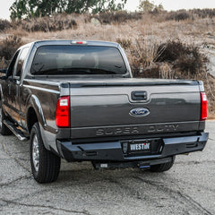 Westin Automotive 58-421205 Pro-Series Rear Bumper, Textured Black