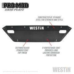 Westin Automotive 58-71185 Pro-Mod Skid Plate Textured Black