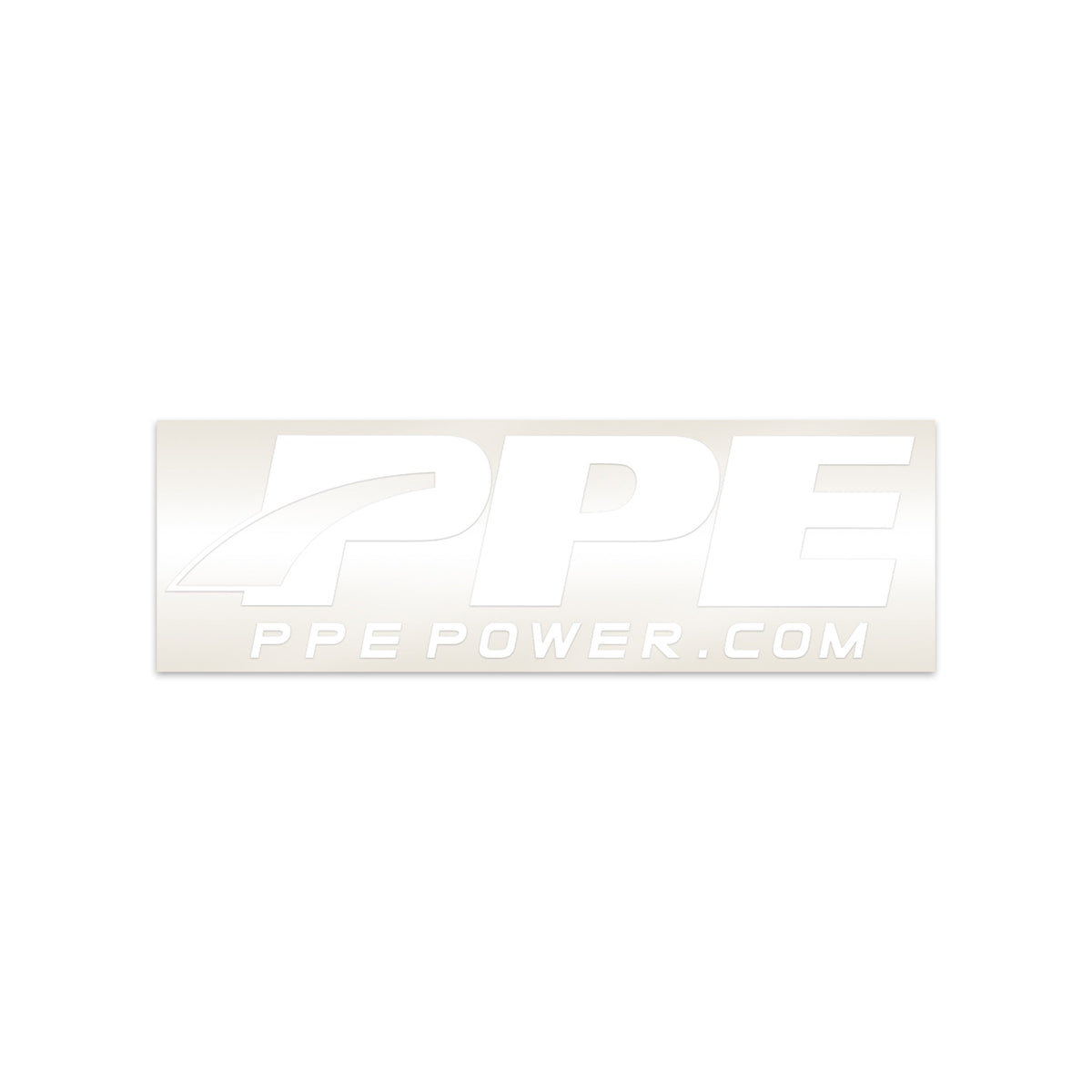 PPE Diesel PPE Sticker Small White 8.5x2.5  588001201
