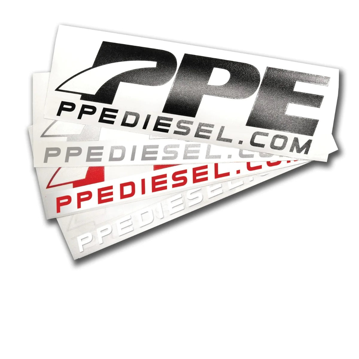 PPE Diesel PPE Sticker Small Silver 8.5x2.5  588001202