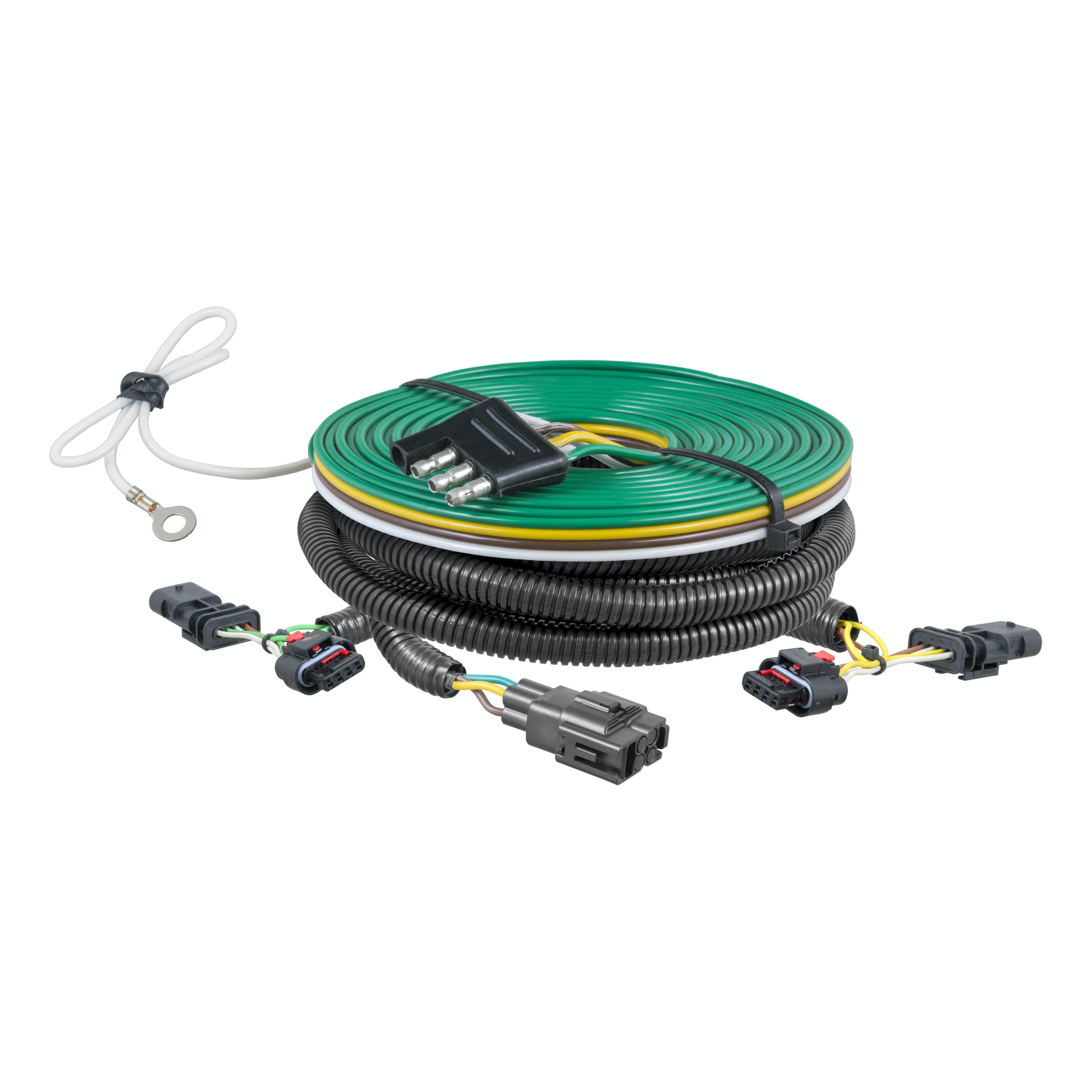 CURT 58952 Custom Towed-Vehicle RV Wiring, Select Ford, Lincoln, Mazda, Mercury Vehicles