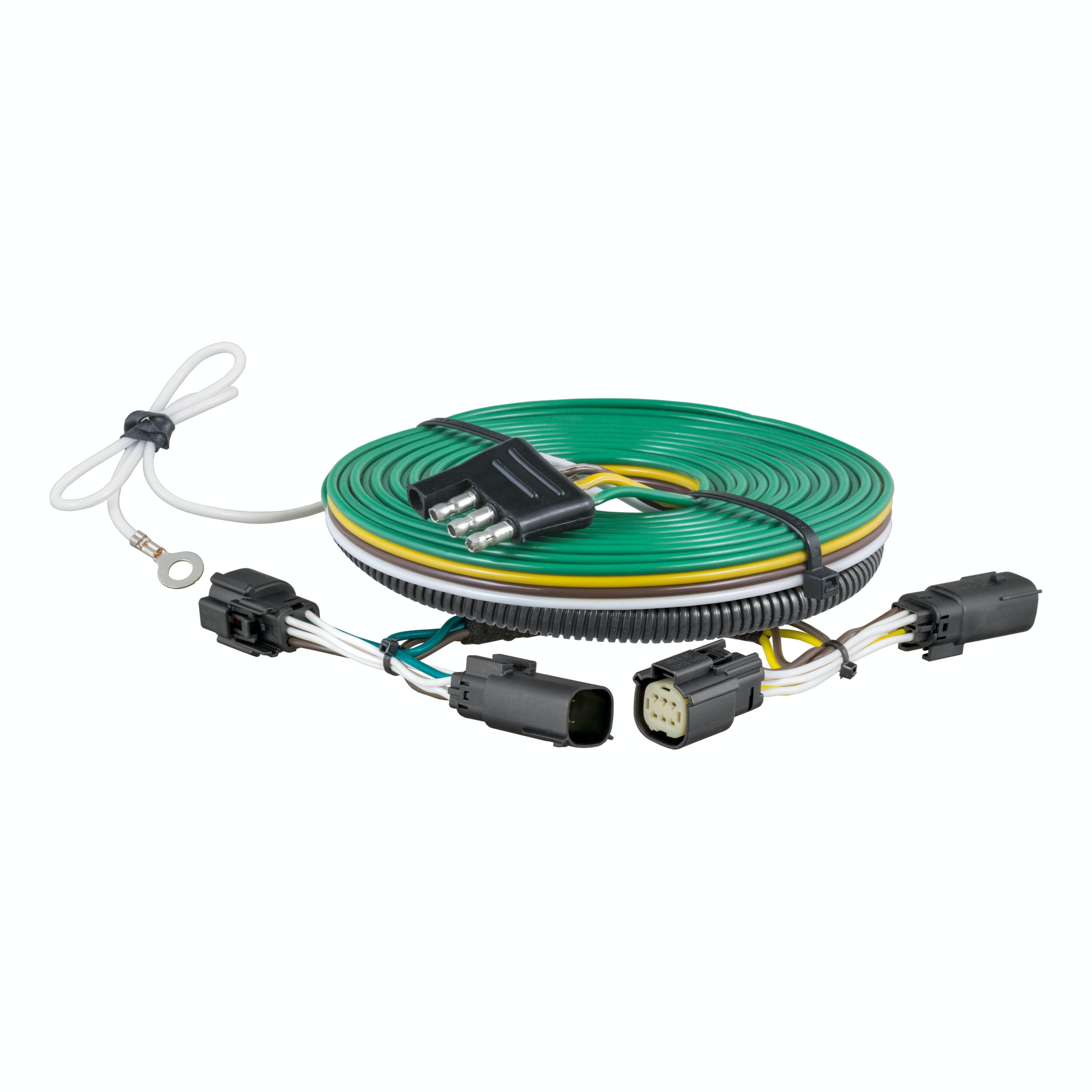 CURT 58967 Custom Towed-Vehicle RV Wiring, Select Silverado, Sierra 1500, 2500, 3500 HD