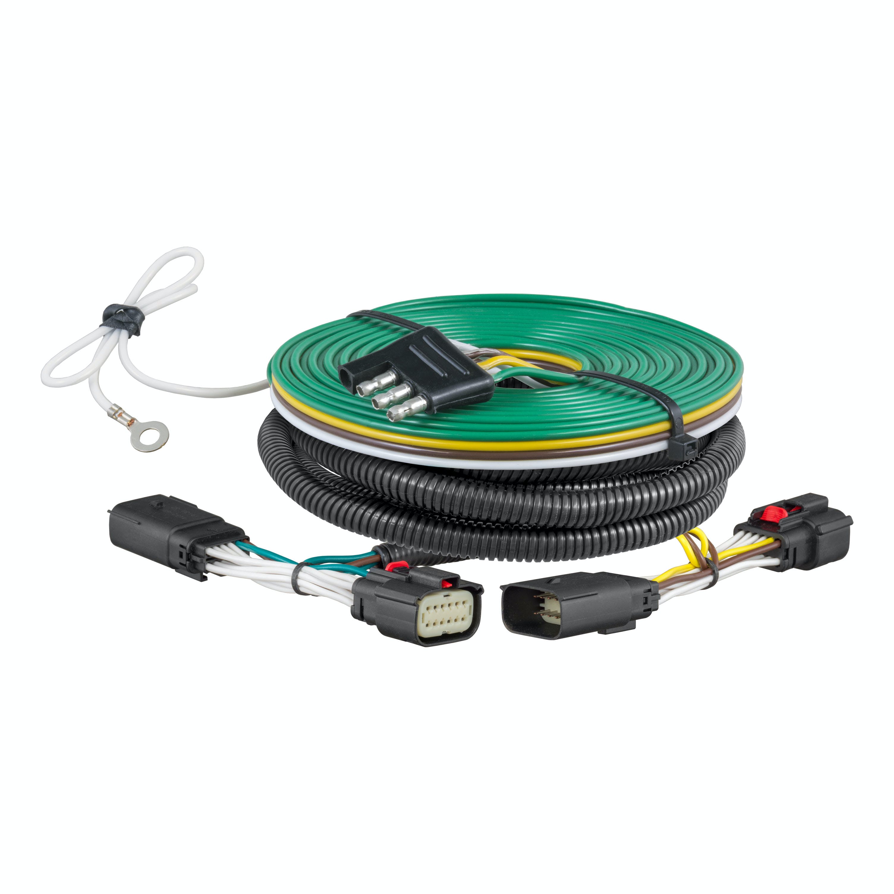 CURT 58975 Custom Towed-Vehicle RV Wiring Harness, Select Ram 1500