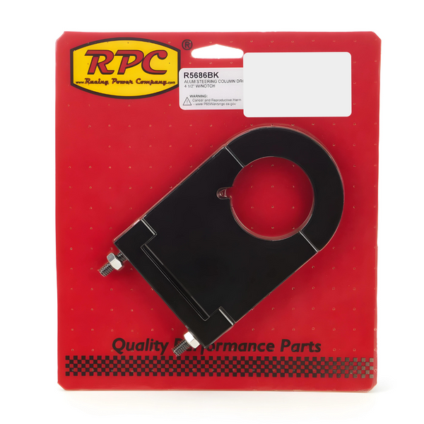 Racing Power Company R5685BK Alum Steering Column Drop 2 X 2 1/2 inch with Notch