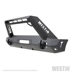 Westin Automotive 59-80085 WJ2 Stubby Front Bumper with LED Light Bar Mount Textured Black