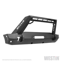 Westin Automotive 59-80085 WJ2 Stubby Front Bumper with LED Light Bar Mount Textured Black
