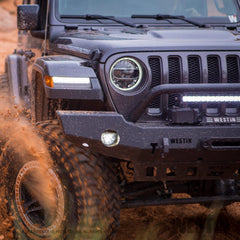 Westin Automotive 59-80115 WJ2 Full Width Front Bumper with Bull Bar Textured Black