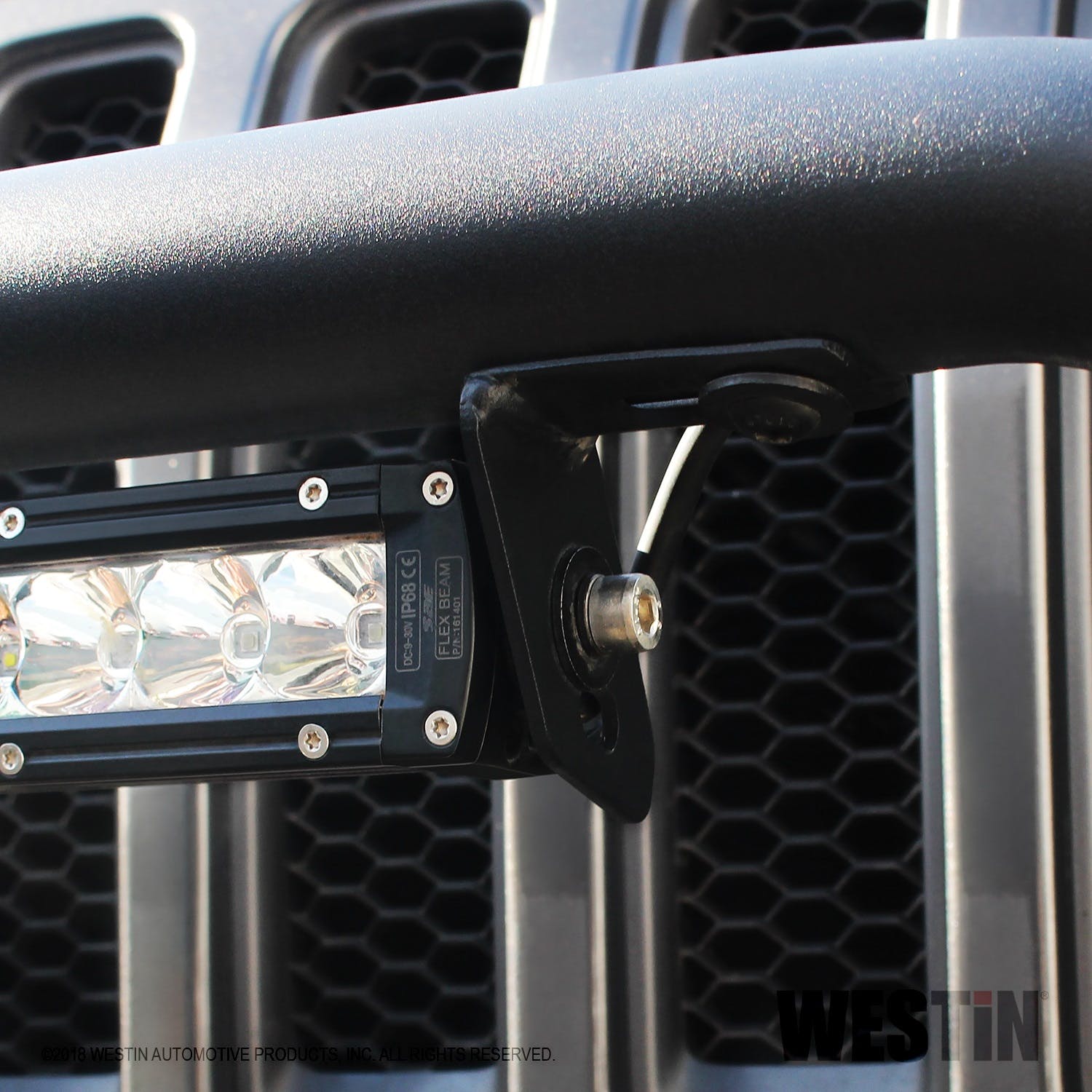 Westin Automotive 59-80115 WJ2 Full Width Front Bumper with Bull Bar Textured Black
