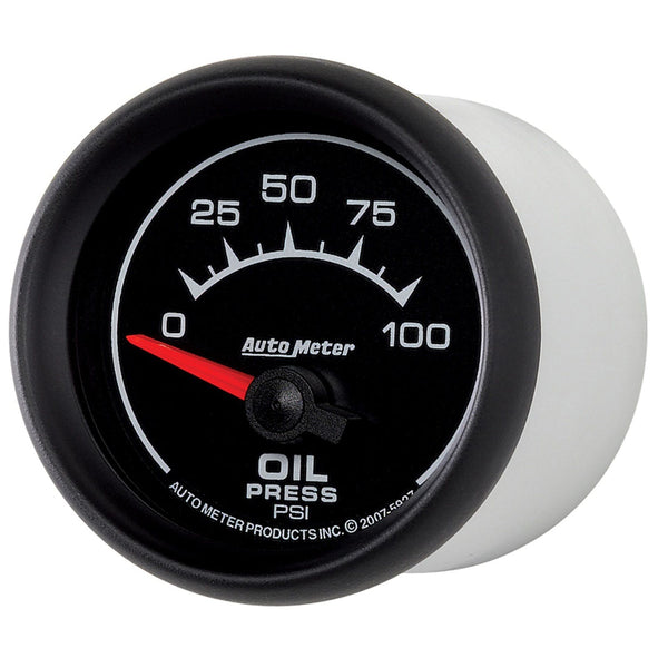 AutoMeter Products 5927 2-1/16in Oil Pressure 0-100 PSI Short Sweep Electric