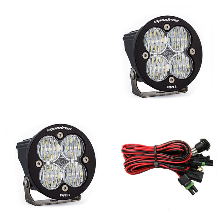Baja Designs 597805 LED Light Pods Clear Lens Wide Cornering Pair Squadron R Pro