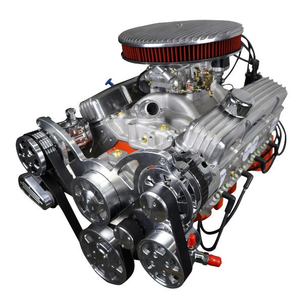 BluePrint Engines 327 ci Small Block GM style drop in ready Engine - dressed longblock w/ carb BP327CTCKV
