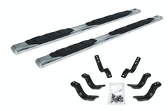 Go Rhino 105451687PS 5" 1000 Series - Complete kit: Sidestep + Brackets