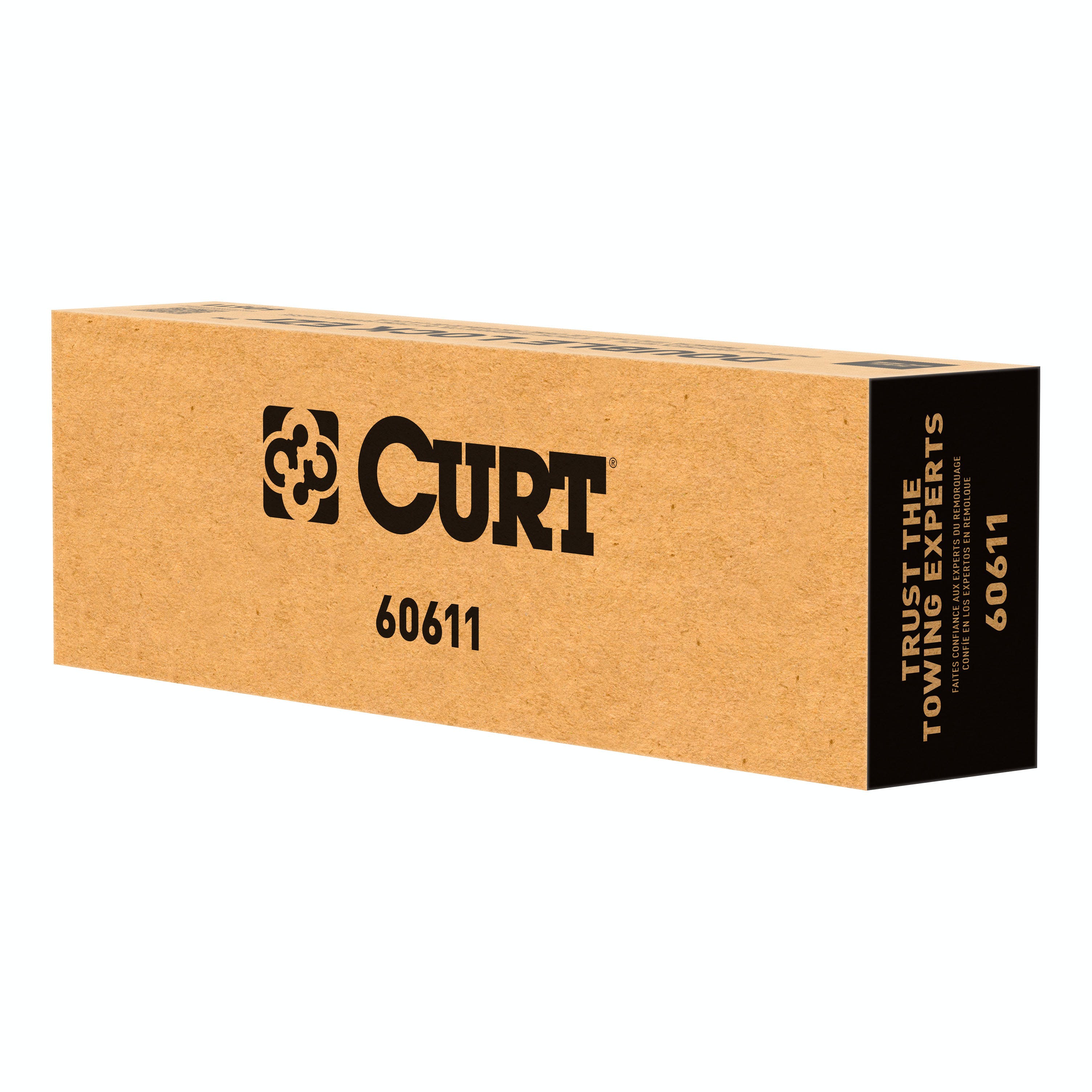 CURT 60611 Double Lock EZr Gooseneck Hitch, 2-5/16 Ball, 30K (Brackets Required)