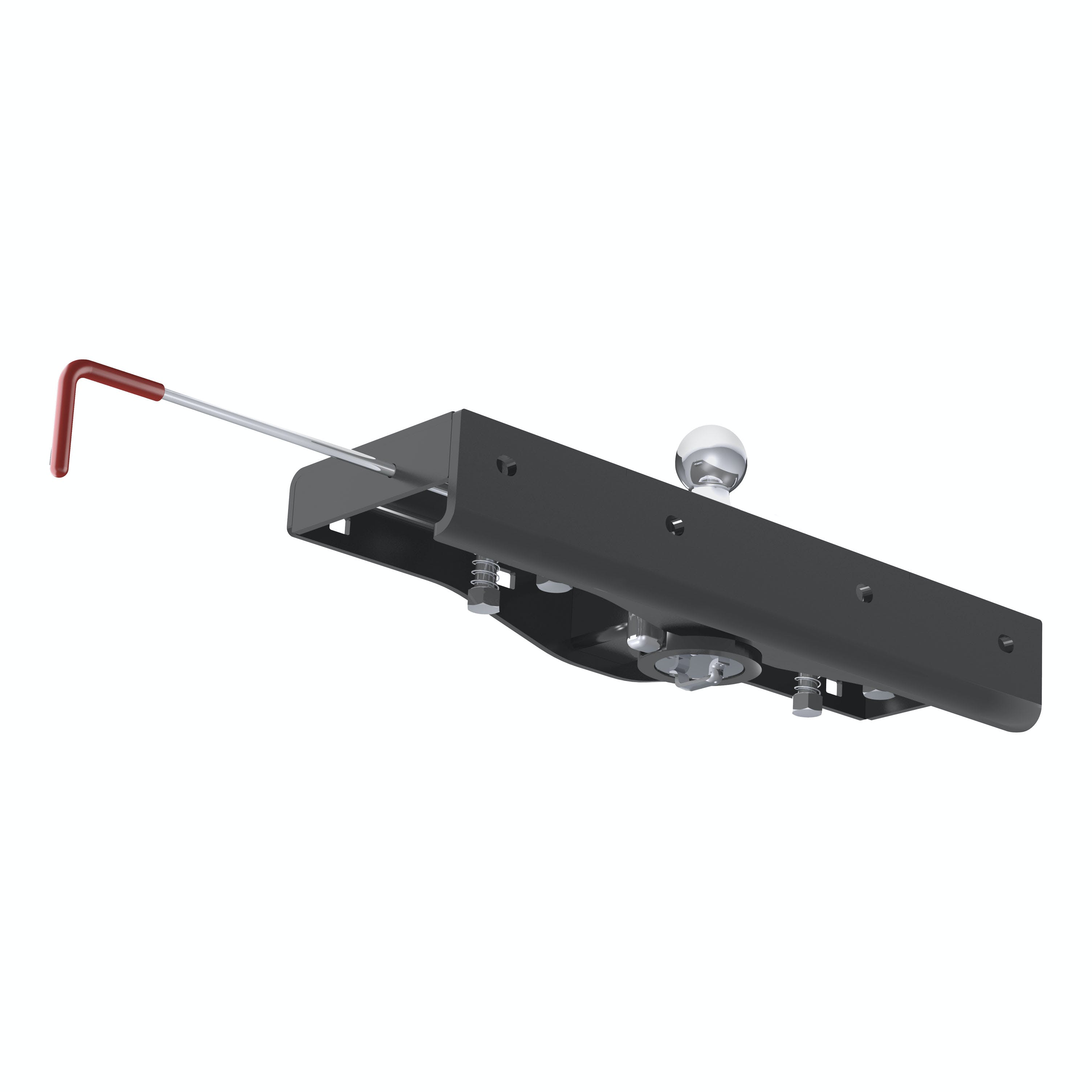 CURT 60611 Double Lock EZr Gooseneck Hitch, 2-5/16 Ball, 30K (Brackets Required)