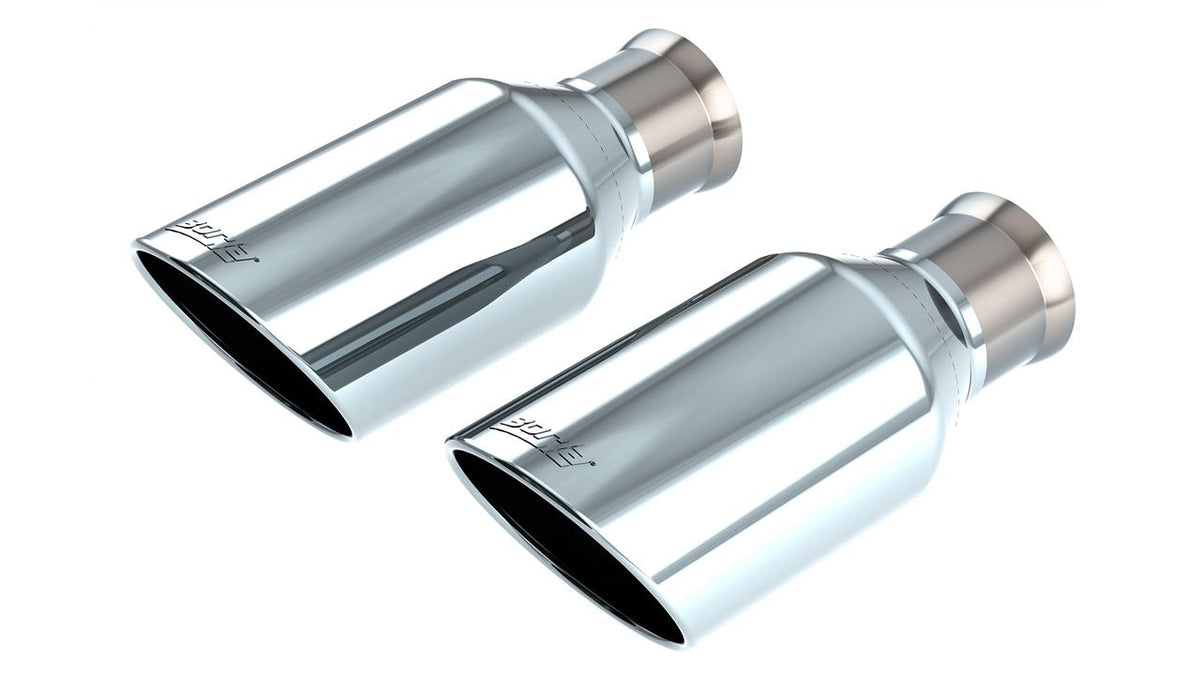 Borla 1500 TRX 2021-2023 Tip Kit Single Round Rolled Edge Angle-Cut Bright Chrome