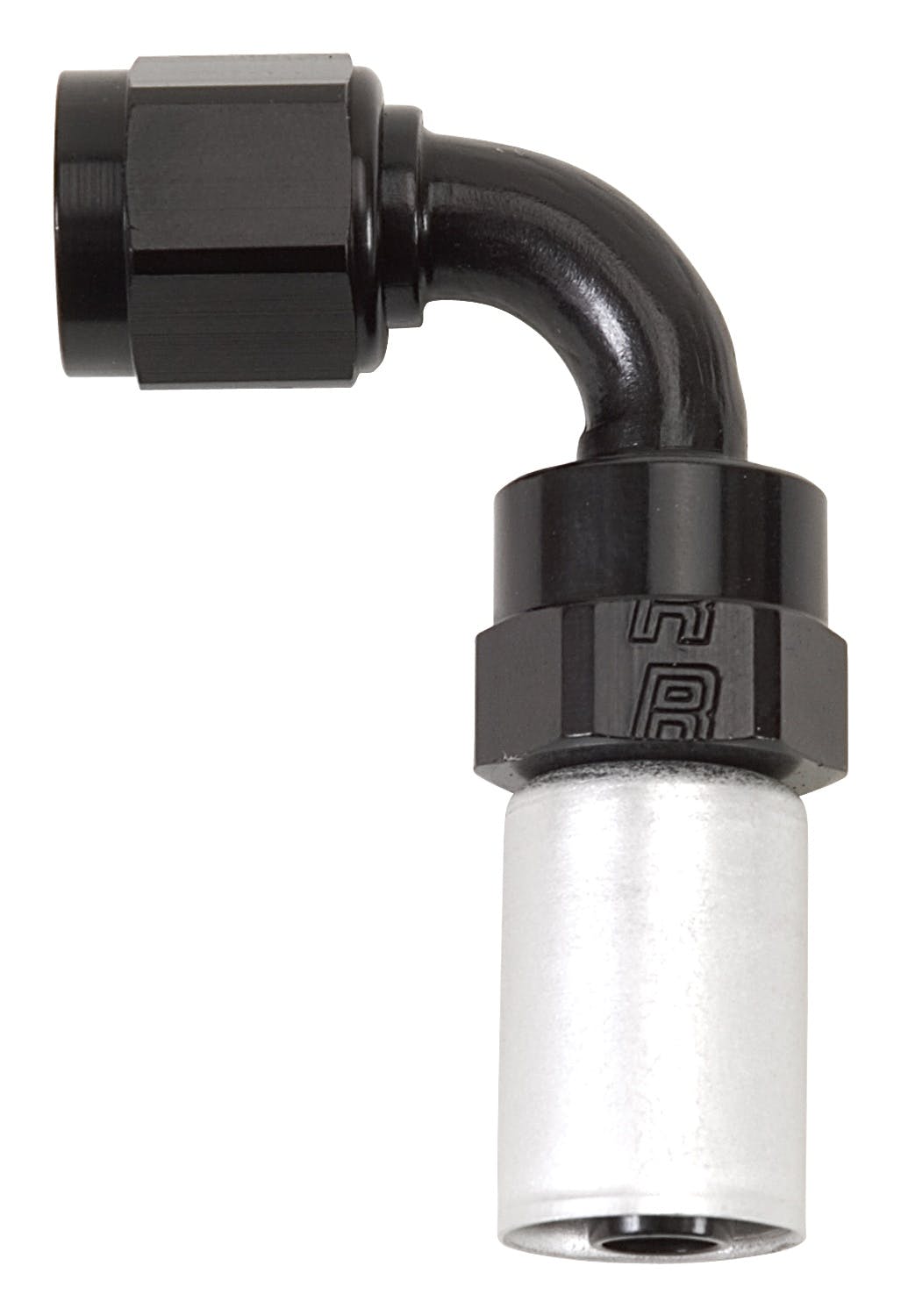 Russell 610483 Hose End Crimp 6 90? Blk/Slv