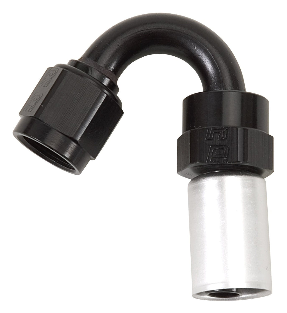 Russell 610623 Hose End -10 Crimp-on Swivel 150? Black/Clear