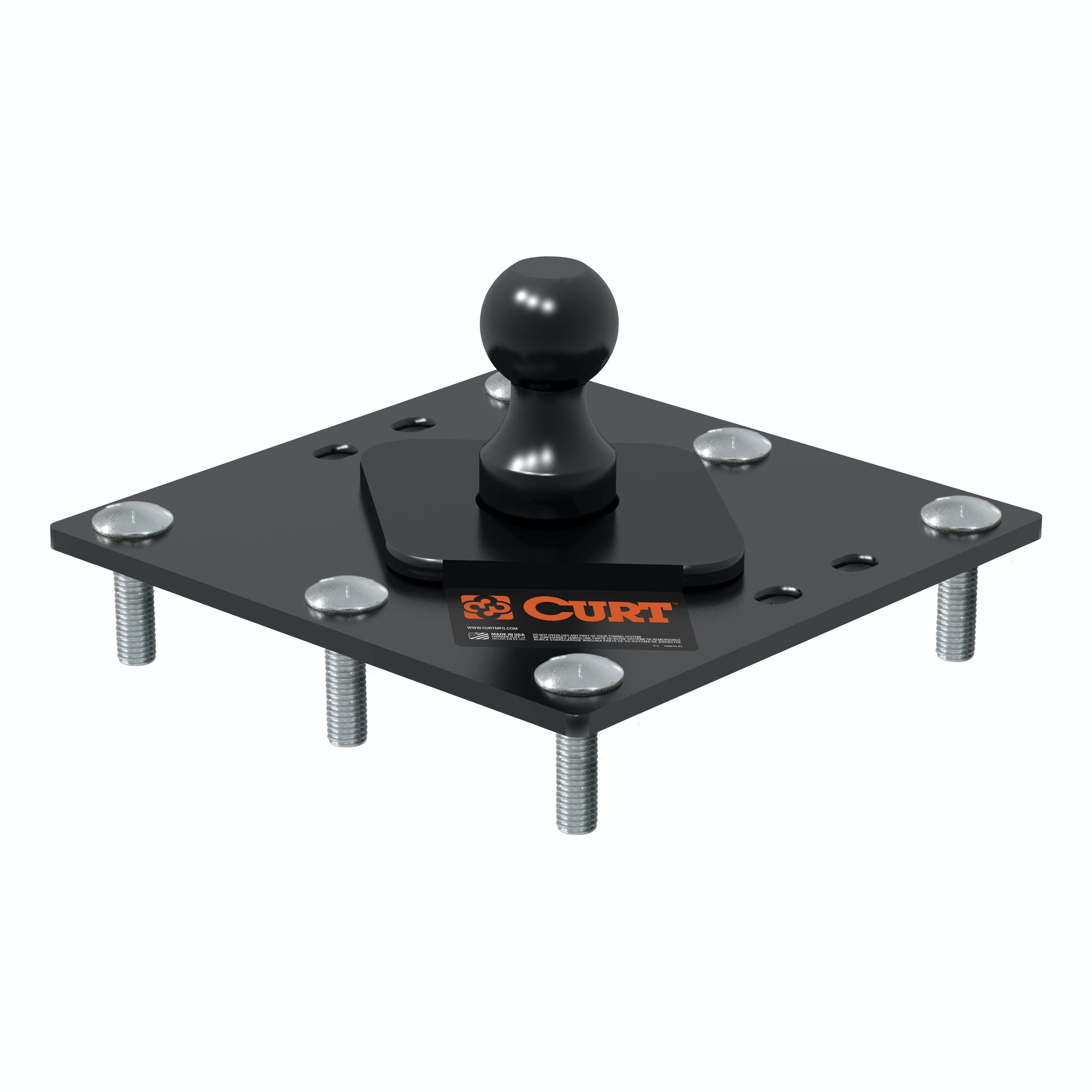 CURT 61100 Over-Bed Fixed Ball Gooseneck Hitch