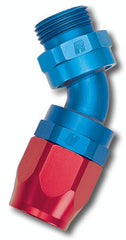 Russell 612220 Full Flow Swivel Dry Sump Hose End #12 45-Deg X 7/8in -14