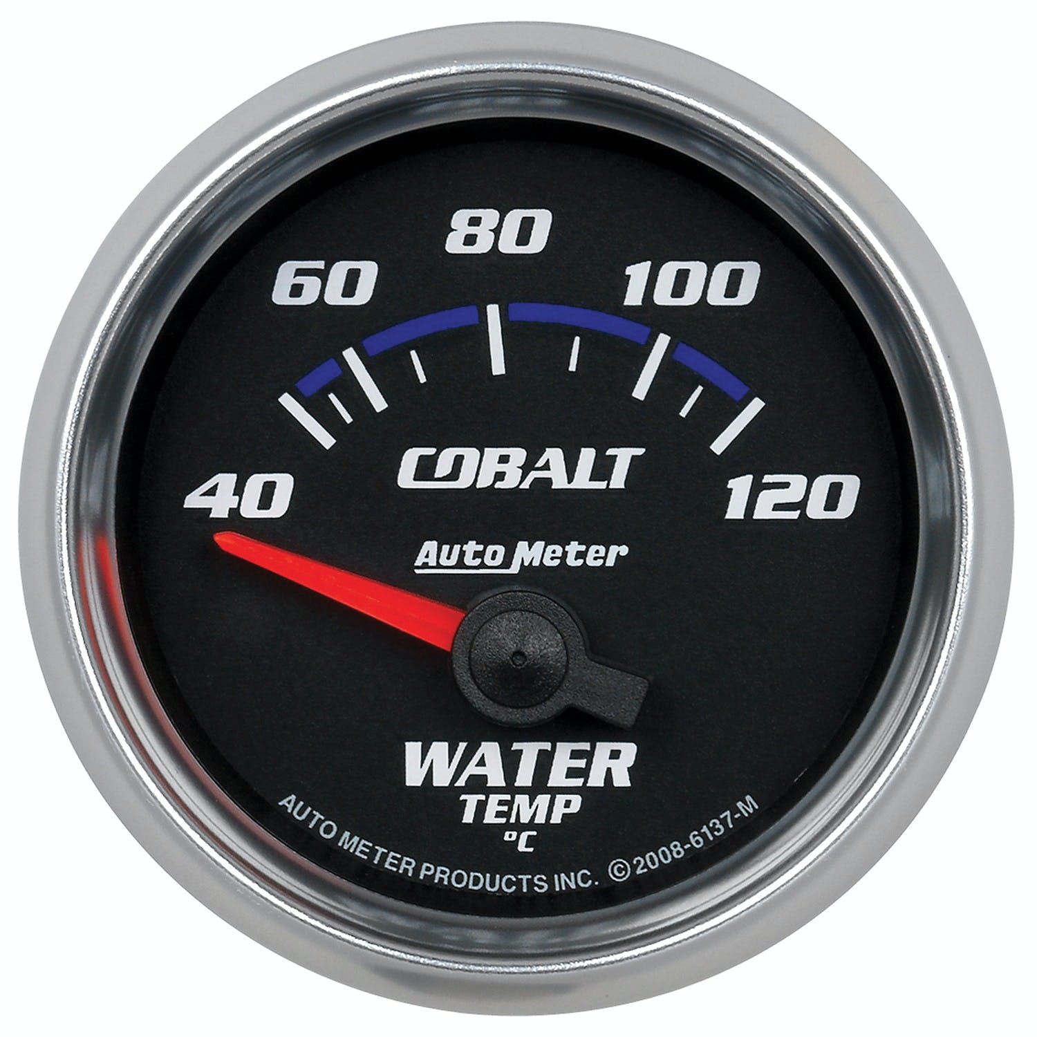 AutoMeter Products 6137-M 2-1/16in Water Temp 40- 120C SSE Cobalt