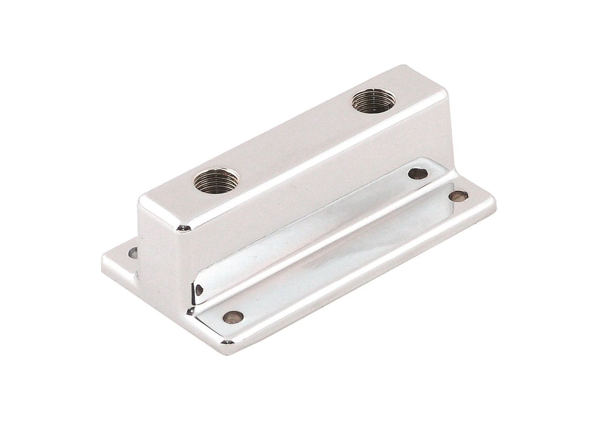 Mr. Gasket 6150MRG FUEL BLOCK,CHROME 2 OUTLET