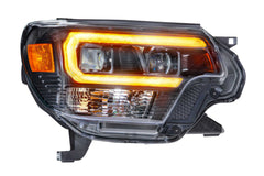 Morimoto XB Hybrid LED Headlights: Toyota Tacoma (12-15) (Pair / ASM / Amber DRL) LF529-A