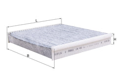 MAHLE Cabin Air Filter LAK 490