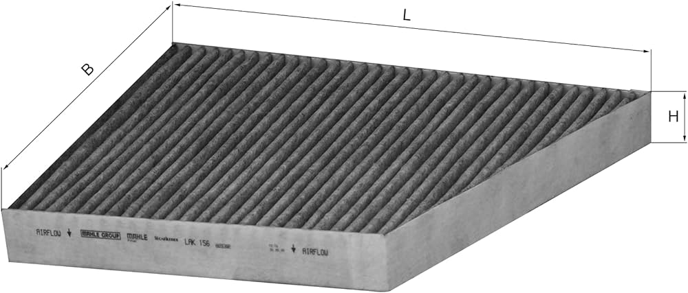 Mahle Pollen Filter Cabin Filter Carbon Activated LAK141 Alfa 147 156 GT - View #3