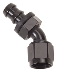Russell 624073 Hose End Twist-Lok 45? -4 Black