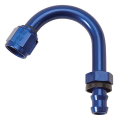 Russell 626000 Twist Lok Hose End Tight Radius #6 120 Degree Anodized