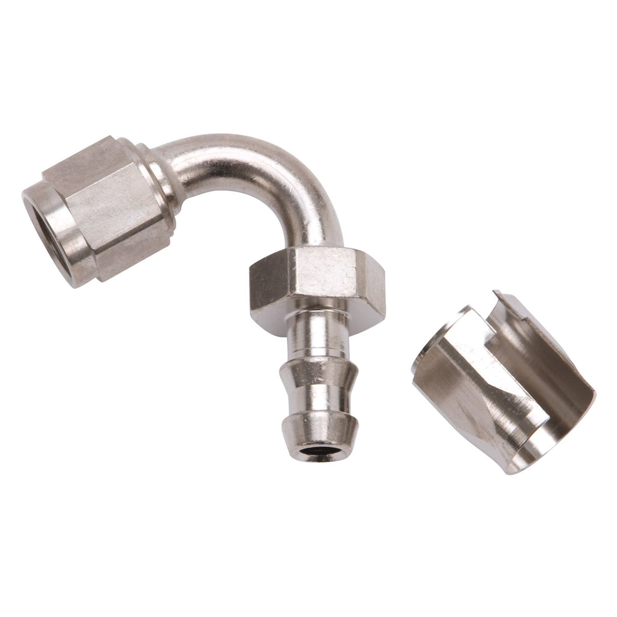 Russell 626001 Twist Lok Hose End Tight Radius #6 120 Deg Endura