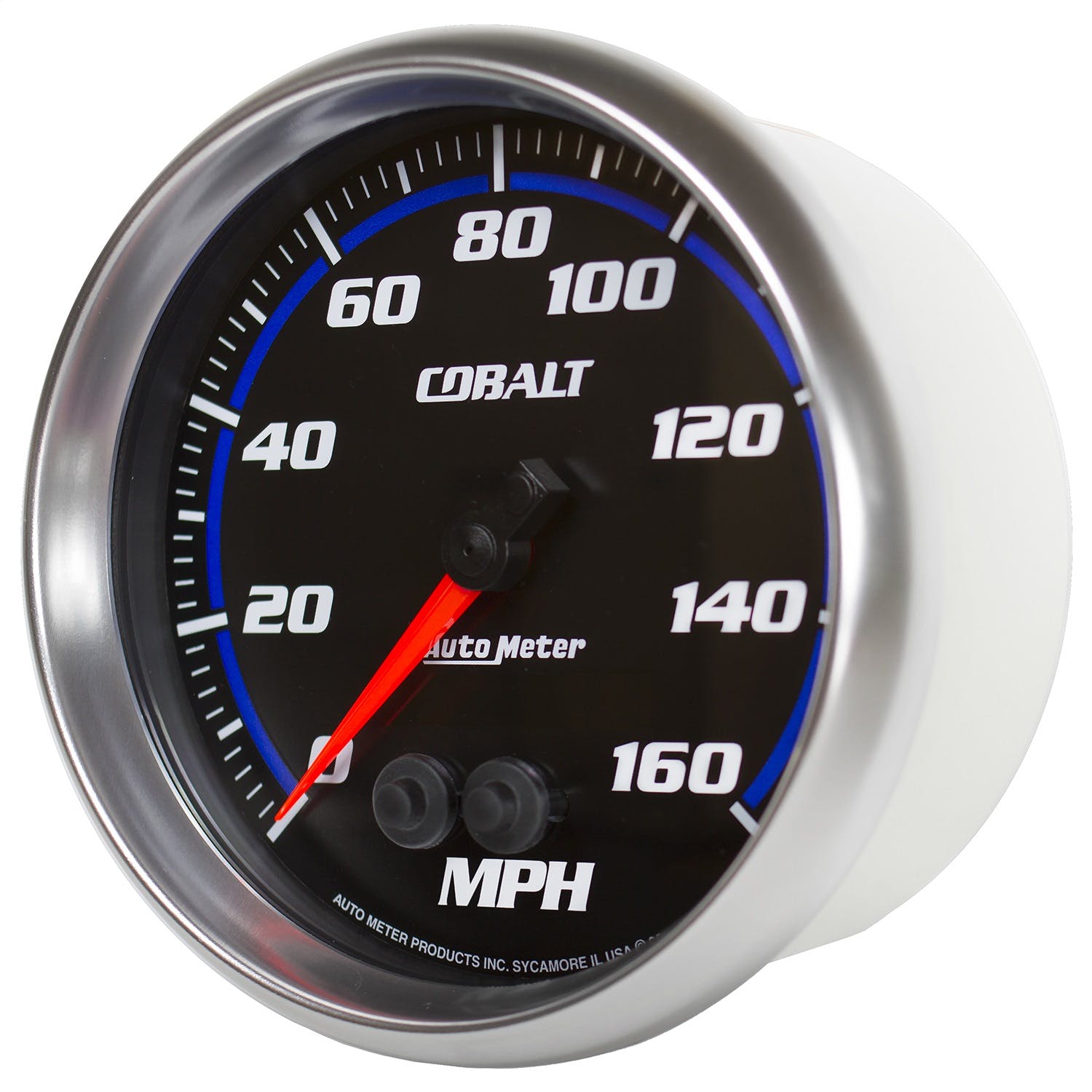 AutoMeter Products 6281 Cobalt Speedometer Gauge, 5, 140mph, GPS