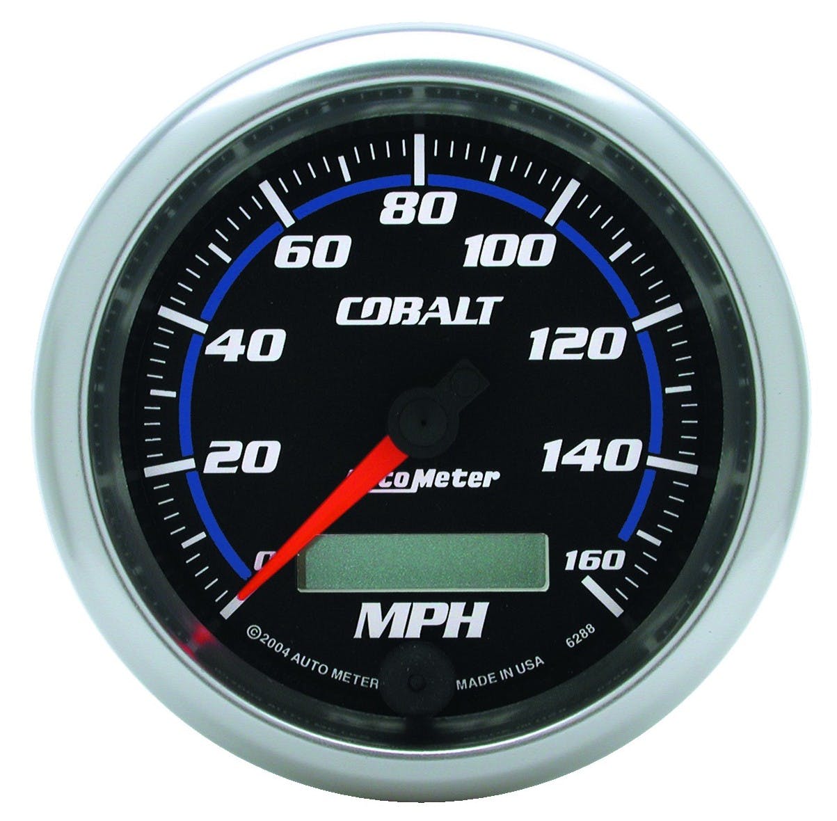 AutoMeter Products 6288 GAUGE; SPEEDOMETER; 3 3/8in.; 160MPH; ELEC. PROGRAMMABLE; COBALT