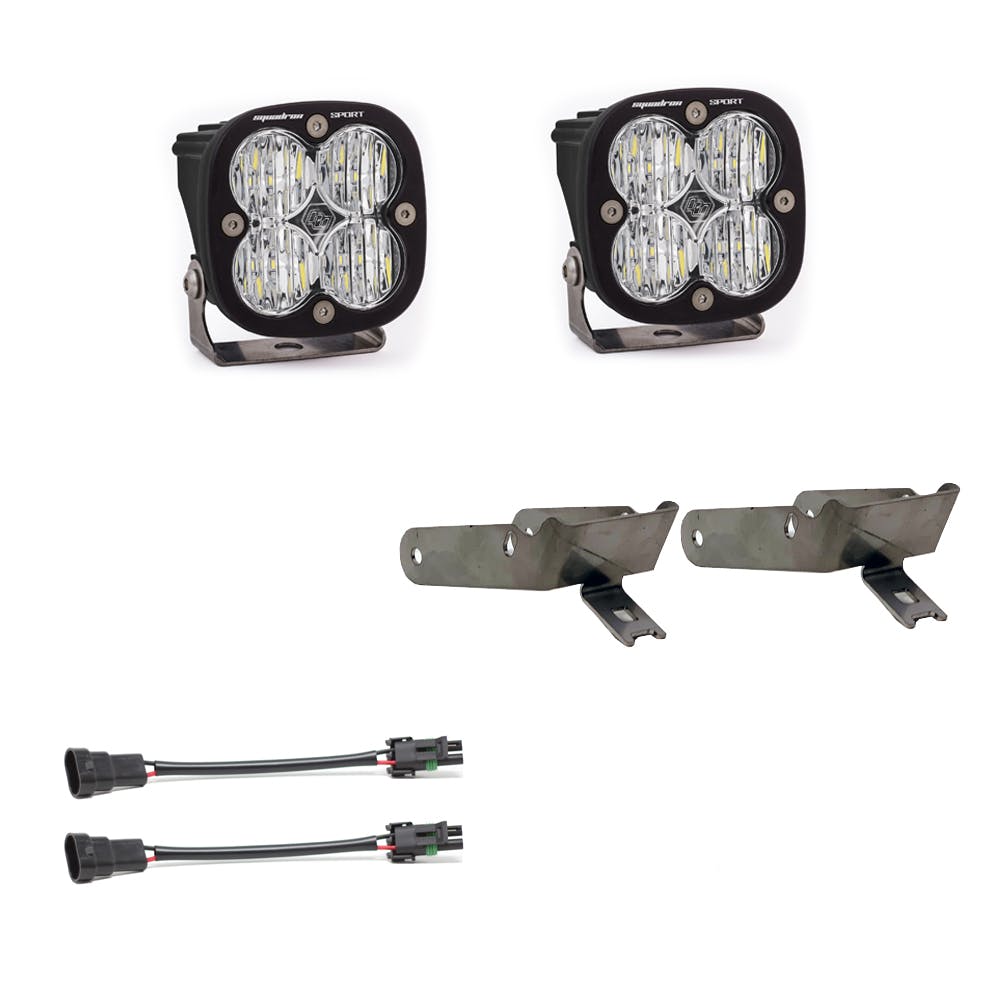 Baja Designs 630817 Super Duty Fog Lights Squadron Sport Super Duty Fog Pocket Kit