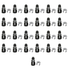 Russell 644127 EFI Adp. Fitting. #6 An Male to 3/8 inch SAE Quick-Disc Bulk Pkg 25